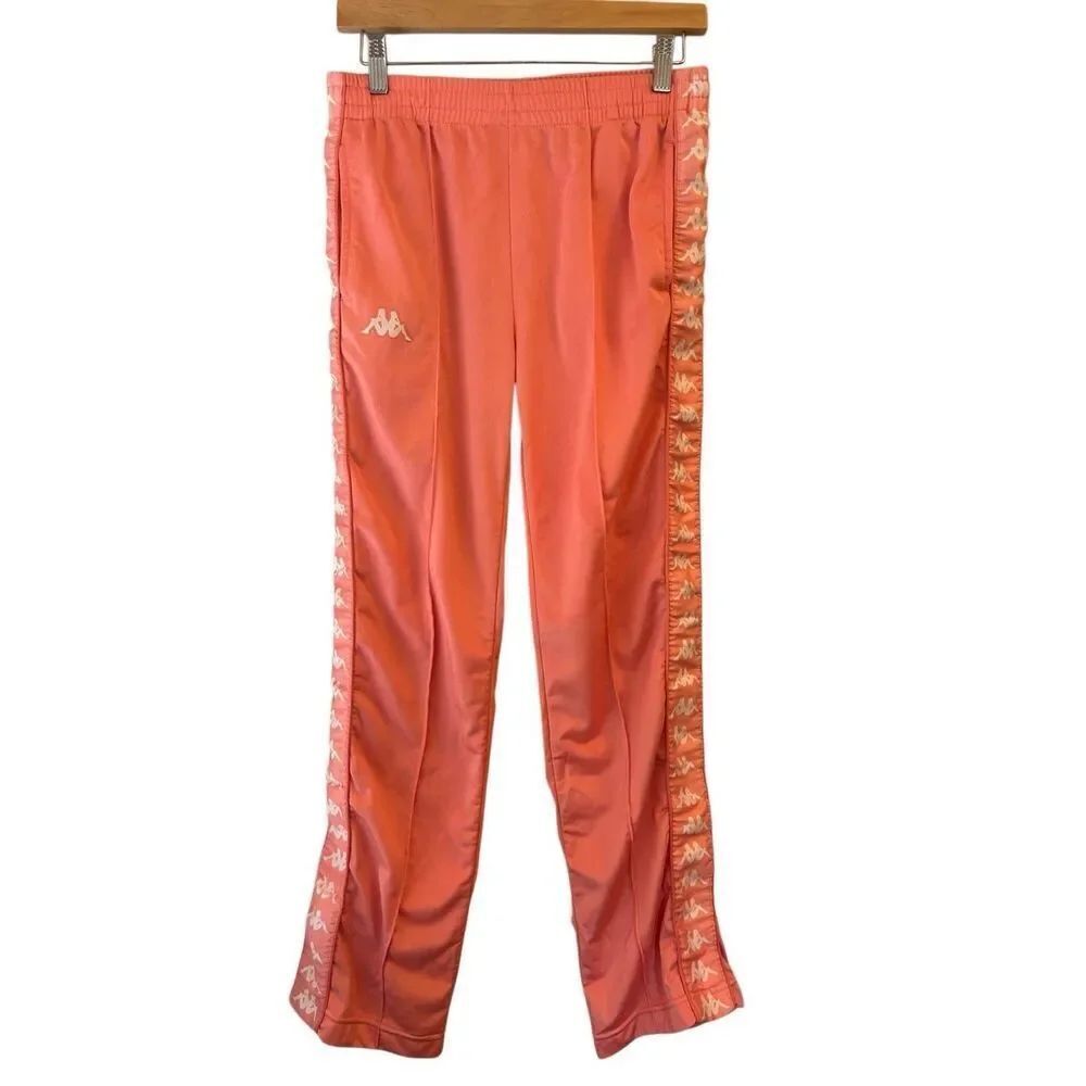Kappa Banda Wrastoria Track Pants size S in Peach